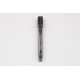 M10x1.25 MF HSS-E Straight Flute Tap, 7mm Shank x 22mm Thread Length, 2XD, Mod. Bottoming, 4 Flute, 6HX, TiCN Coated