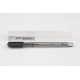 M10x1.25 MF HSS-E Straight Flute Tap, 7mm Shank x 22mm Thread Length, 2XD, Mod. Bottoming, 4 Flute, 6HX, TiCN Coated