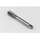 M14x1.5 MF HSS-E Straight Flute Tap, 11mm Shank x 22mm Thread Length, 2XD, Mod. Bottoming, 4 Flute, 6HX, TiCN Coated