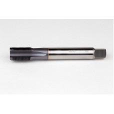 M20x1.5 MF HSS-E Straight Flute Tap, 16mm Shank x 25mm Thread Length, 2XD, Mod. Bottoming, 4 Flute, 6HX, TiCN Coated