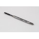 M2x0.4 M HSS-PM Spiral Flute Tap, 2.8mm Shank x 8mm Thread Length, 2.5XD, Mod. Bottoming, 3 Flute, 6H, TiAlN Coated