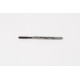 M2.5x0.45 M HSS-PM Spiral Flute Tap, 2.8mm Shank x 9mm Thread Length, 2.5XD, Mod. Bottoming, 3 Flute, 6H, TiAlN Coated