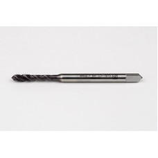 M4x0.7 M HSS-PM Spiral Flute Tap, 4.5mm Shank x 7mm Thread Length, 2.5XD, Mod. Bottoming, 3 Flute, 6H, TiAlN Coated