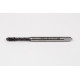 M4x0.7 M HSS-PM Spiral Flute Tap, 4.5mm Shank x 7mm Thread Length, 2.5XD, Mod. Bottoming, 3 Flute, 6H, TiAlN Coated