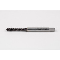 Мітчик M4.5x0.75 M HSS-PM зі спіральною канавкою, хвостовик 6 мм x довжина різьби 8 мм, 2.5XD, модифіковане нижнє різьблення, 3 канавки, 6H, покриття TiAlN