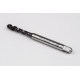 M5x0.8 M HSS-PM Spiral Flute Tap, 6mm Shank x 8mm Thread Length, 2.5XD, Mod. Bottoming, 3 Flute, 6H, TiAlN Coated