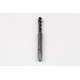 M5x0.8 M HSS-PM Spiral Flute Tap, 6mm Shank x 8mm Thread Length, 2.5XD, Mod. Bottoming, 3 Flute, 6H, TiAlN Coated