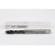 M7x1.0 M HSS-PM Spiral Flute Tap, 7mm Shank x 10mm Thread Length, 2.5XD, Mod. Bottoming, 3 Flute, 6H, TiAlN Coated