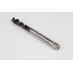 M8x1.25 M HSS-PM Spiral Flute Tap, 8mm Shank x 13mm Thread Length, 2.5XD, Mod. Bottoming, 3 Flute, 6H, TiAlN Coated