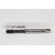 M8x1.25 M HSS-PM Spiral Flute Tap, 8mm Shank x 13mm Thread Length, 2.5XD, Mod. Bottoming, 3 Flute, 6H, TiAlN Coated
