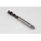 M10x1.5 M HSS-PM Spiral Flute Tap, 10mm Shank x 15mm Thread Length, 2.5XD, Mod. Bottoming, 3 Flute, 6H, TiAlN Coated