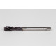 M12x1.75 M HSS-PM Spiral Flute Tap, 9mm Shank x 18mm Thread Length, 2.5XD, Mod. Bottoming, 3 Flute, 6H, TiAlN Coated