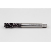 M14x2.0 M HSS-PM Spiral Flute Tap, 11mm Shank x 20mm Thread Length, 2.5XD, Mod. Bottoming, 3 Flute, 6H, TiAlN Coated