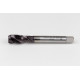 M16x2.0 M HSS-PM Spiral Flute Tap, 12mm Shank x 20mm Thread Length, 2.5XD, Mod. Bottoming, 3 Flute, 6H, TiAlN Coated