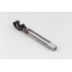 M16x2.0 M HSS-PM Spiral Flute Tap, 12mm Shank x 20mm Thread Length, 2.5XD, Mod. Bottoming, 3 Flute, 6H, TiAlN Coated