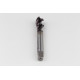 M16x2.0 M HSS-PM Spiral Flute Tap, 12mm Shank x 20mm Thread Length, 2.5XD, Mod. Bottoming, 3 Flute, 6H, TiAlN Coated