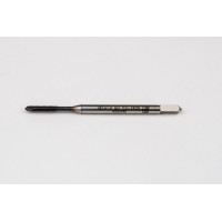 M2x0.4 M HSS-PM Spiral Point Tap, 2.8mm Shank x 8mm Thread Length, 3XD, Plug, 3 Flute, 6H, TiAlN Coated