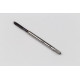 M2.5x0.45 M HSS-PM Spiral Point Tap, 2.8mm Shank x 9mm Thread Length, 3XD, Plug, 3 Flute, 6H, TiAlN Coated