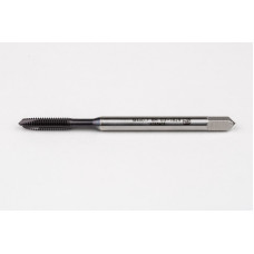 M4x0.7 M HSS-PM Spiral Point Tap, 4.5mm Shank x 13mm Thread Length, 3XD, Plug, 3 Flute, 6H, TiAlN Coated