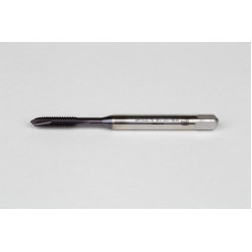 M4.5x0.75 M HSS-PM Spiral Point Tap, 6mm Shank x 14mm Thread Length, 3XD, Plug, 3 Flute, 6H, TiAlN Coated