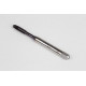 M4.5x0.75 M HSS-PM Spiral Point Tap, 6mm Shank x 14mm Thread Length, 3XD, Plug, 3 Flute, 6H, TiAlN Coated