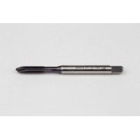 Мітчик M5x0.8 M HSS-PM зі спіральним кінчиком, хвостовик 6 мм x довжина різьби 15 мм, 3XD, заглушка, 3 канавки, 6H, покриття TiAlN
