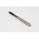 M5x0.8 M HSS-PM Spiral Point Tap, 6mm Shank x 15mm Thread Length, 3XD, Plug, 3 Flute, 6H, TiAlN Coated