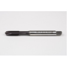 M8x1.25 M HSS-PM Spiral Point Tap, 8mm Shank x 20mm Thread Length, 3XD, Plug, 3 Flute, 6H, TiAlN Coated