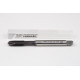 M8x1.25 M HSS-PM Spiral Point Tap, 8mm Shank x 20mm Thread Length, 3XD, Plug, 3 Flute, 6H, TiAlN Coated
