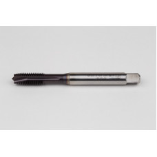 M10x1.5 M HSS-PM Spiral Point Tap, 10mm Shank x 22mm Thread Length, 3XD, Plug, 3 Flute, 6H, TiAlN Coated