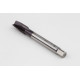 M14x2.0 M HSS-PM Spiral Point Tap, 11mm Shank x 26mm Thread Length, 3XD, Plug, 3 Flute, 6H, TiAlN Coated