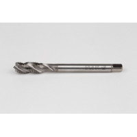 Трубний мітчик HSS-E прямий 1/8"-28 G (BSPP), хвостовик 7 мм x довжина різьби 20 мм, 3 канавки, без покриття