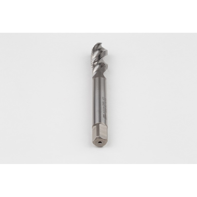 1/4"-19 G (BSPP) Straight HSS-E Pipe Tap, 11mm Shank x 22mm Thread Length, 3 Flute, Uncoated