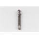 3/8"-19 G (BSPP) Straight HSS-E Pipe Tap, 12mm Shank x 22mm Thread Length, 3 Flute, Uncoated