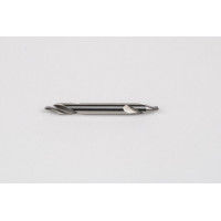 Центрувальне свердло HSS Ø 1,25 мм, хвостовик 3,15 мм x загальна довжина 31,5 мм x кут загострення 60°, двостороннє