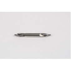 Центрувальне свердло HSS Ø 1,25 мм, хвостовик 3,15 мм x загальна довжина 31,5 мм x кут загострення 60°, двостороннє