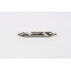 2mm Ø HSS Center Drill, 5mm Shank x 40mm Overall Length x 60° Point Angle, Double End