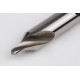 4mm Ø HSS Center Drill, 10mm Shank x 56mm Overall Length x 60° Point Angle, Double End