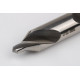 5mm Ø HSS Center Drill, 12.5mm Shank x 63mm Overall Length x 60° Point Angle, Double End