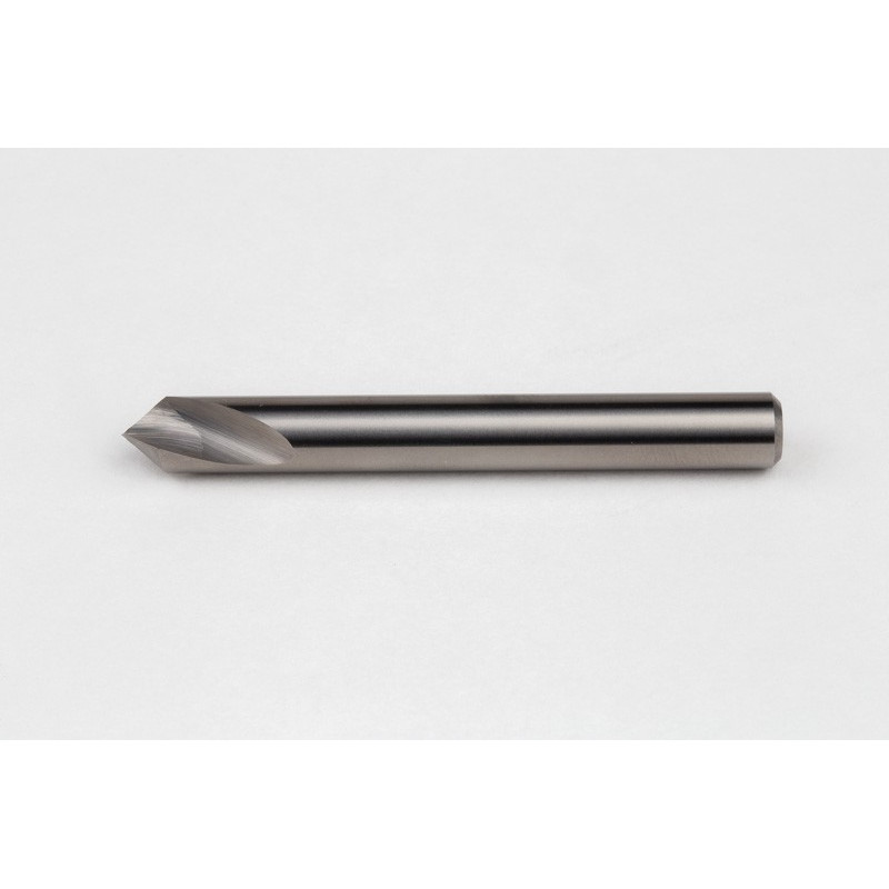 6mm Ø Carbide Spot Drill, 6mm Shank x 90° Point Angle, 2 Flute, Uncoated