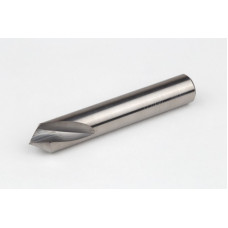 Твердосплавне точкове свердло Ø 12 мм, хвостовик 12 мм з кутом різьби 90°, 2 канавки, без покриття