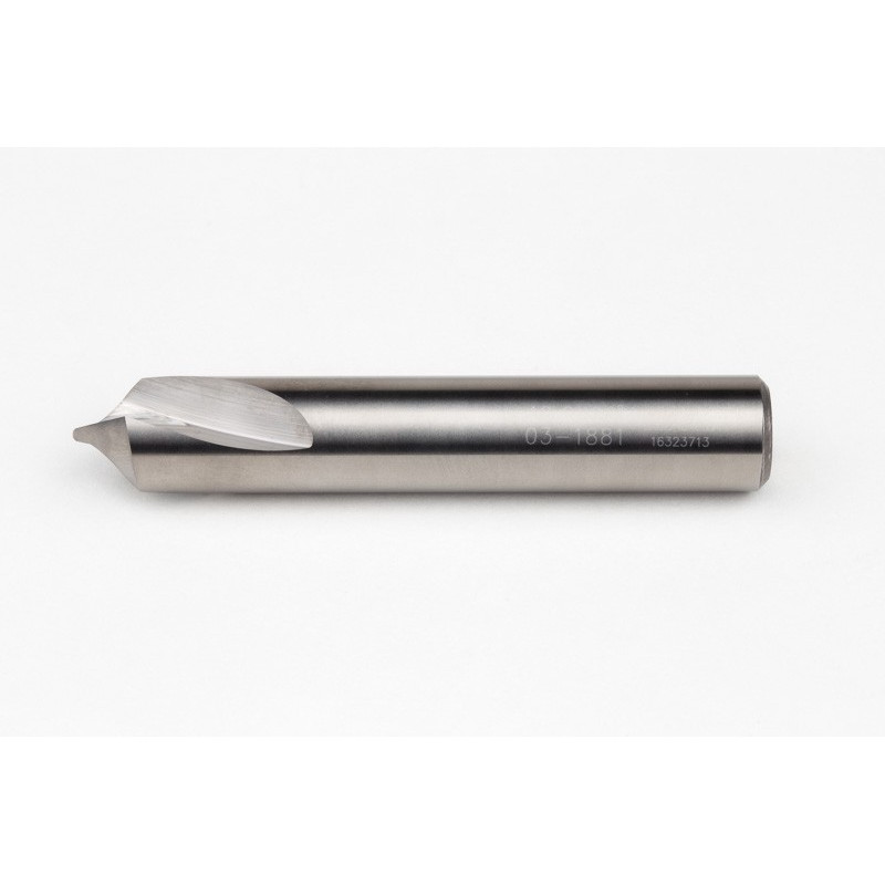 12mm Ø Carbide Spot Drill, 12mm Shank x 90° Point Angle, 2 Flute, Uncoated