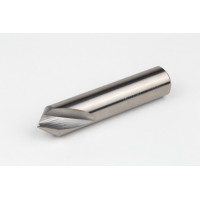 Твердосплавне точкове свердло Ø 16 мм, хвостовик 16 мм x кут вістря 90°, 2 канавки, без покриття