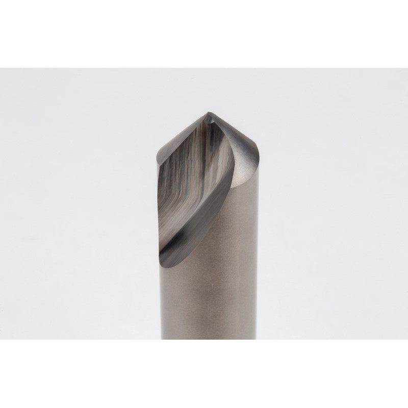 Твердосплавне точкове свердло Ø 20 мм, хвостовик 20 мм x кут вістря 90°, 2 канавки, без покриття