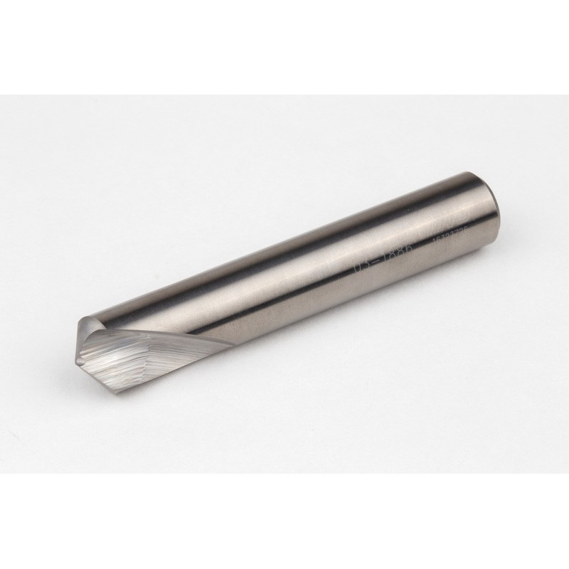 12mm Ø Carbide Spot Drill, 12mm Shank x 120° Point Angle, 2 Flute, Uncoated