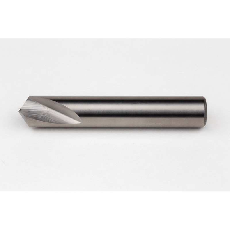 12mm Ø Carbide Spot Drill, 12mm Shank x 120° Point Angle, 2 Flute, Uncoated