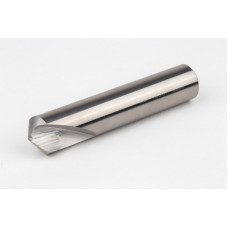 Твердосплавне точкове свердло Ø 20 мм, хвостовик 20 мм x кут вістря 120°, 2 канавки, без покриття