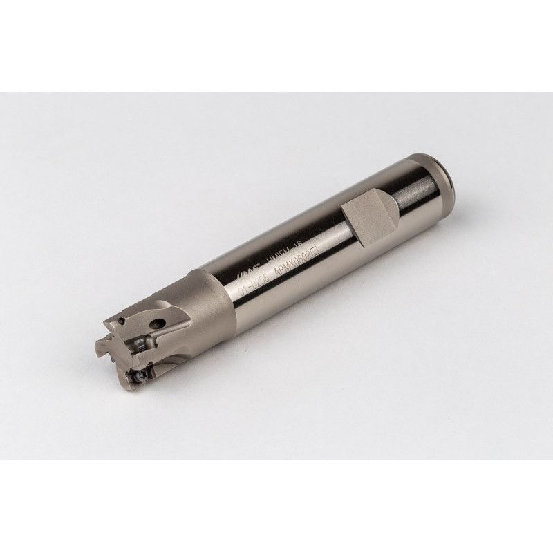 HMIEM, 16mm Ø Indexable End Mill, 16mm Shank x 90° Lead Angle x 90mm Overall Length, 4 Flute, TSC
