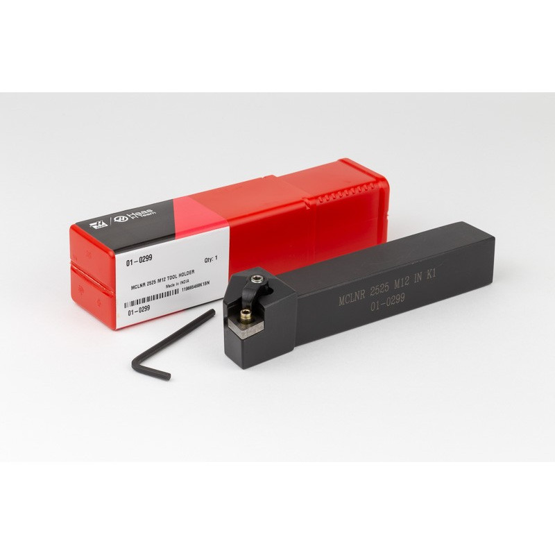 MCLNR2525-M12, 25mm Square Steel Shank External (OD) Turning Tool, Right-Hand, Multi-Lock