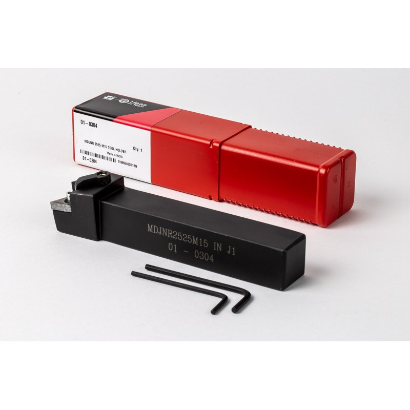 MDJNR2525-M15, 25mm Square Steel Shank External (OD) Turning Tool, Right-Hand, Multi-Lock